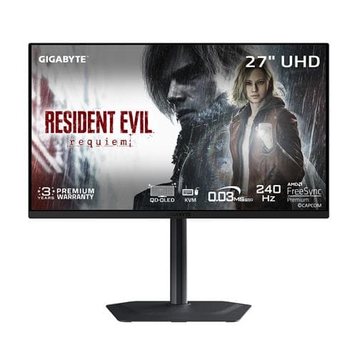 Gigabyte MO27U2 27" 3840 x 2160 QD-OLED 240Hz 0.03ms Gaming Monitor