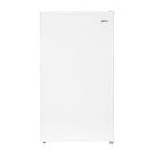 Midea 3.3-cu ft White Standard-Depth Freestanding Mini Fridge with Freezer Compartment