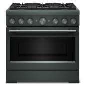 KitchenAid 36" 5.1 Cu. Ft. True Convection 6-Burner Freestanding Dual Fuel Air Fry Range (KFDS936SJP) - Juniper