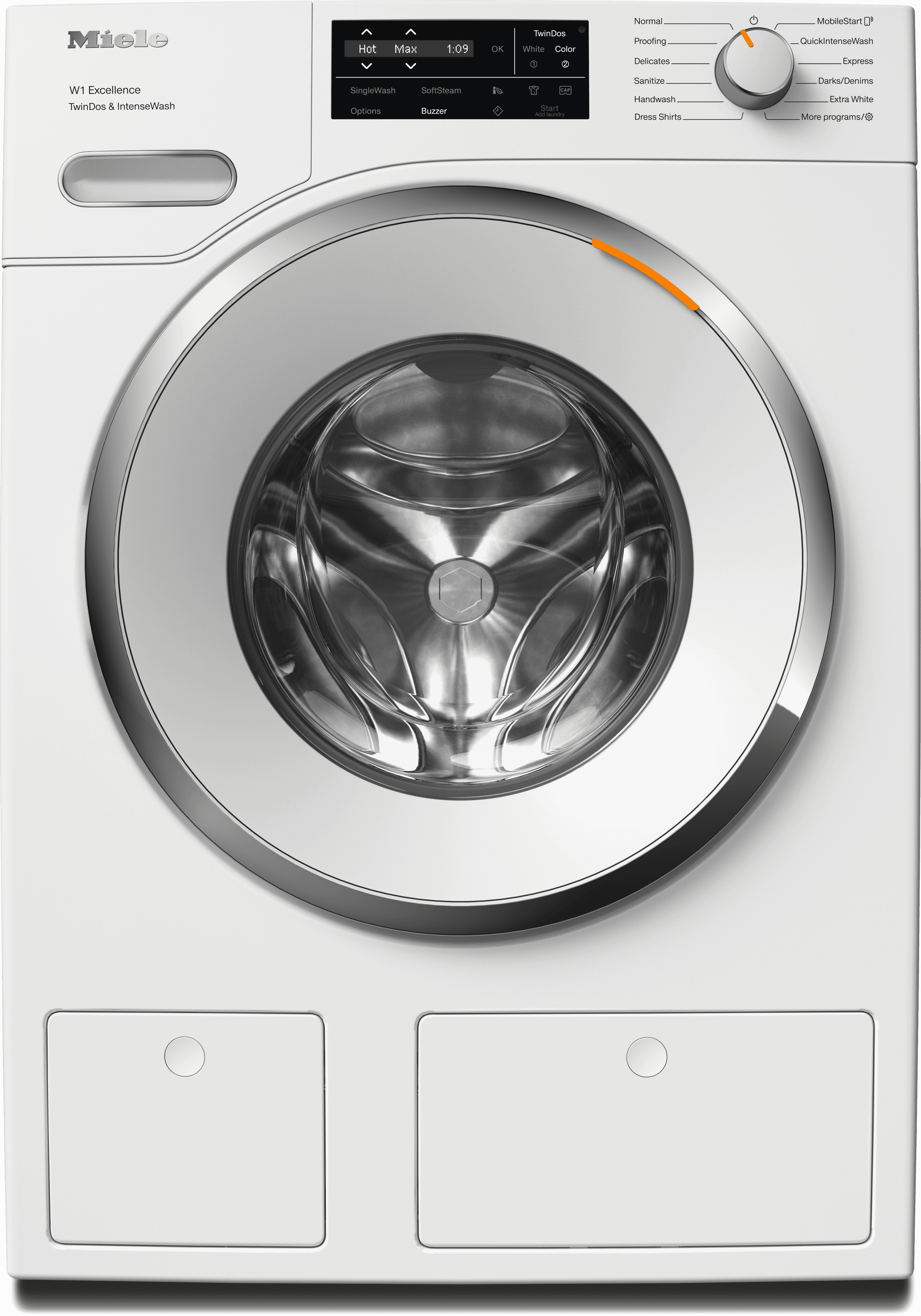 W1 front-loading washing machine: WXI860 WCS TDos & IntenseWash