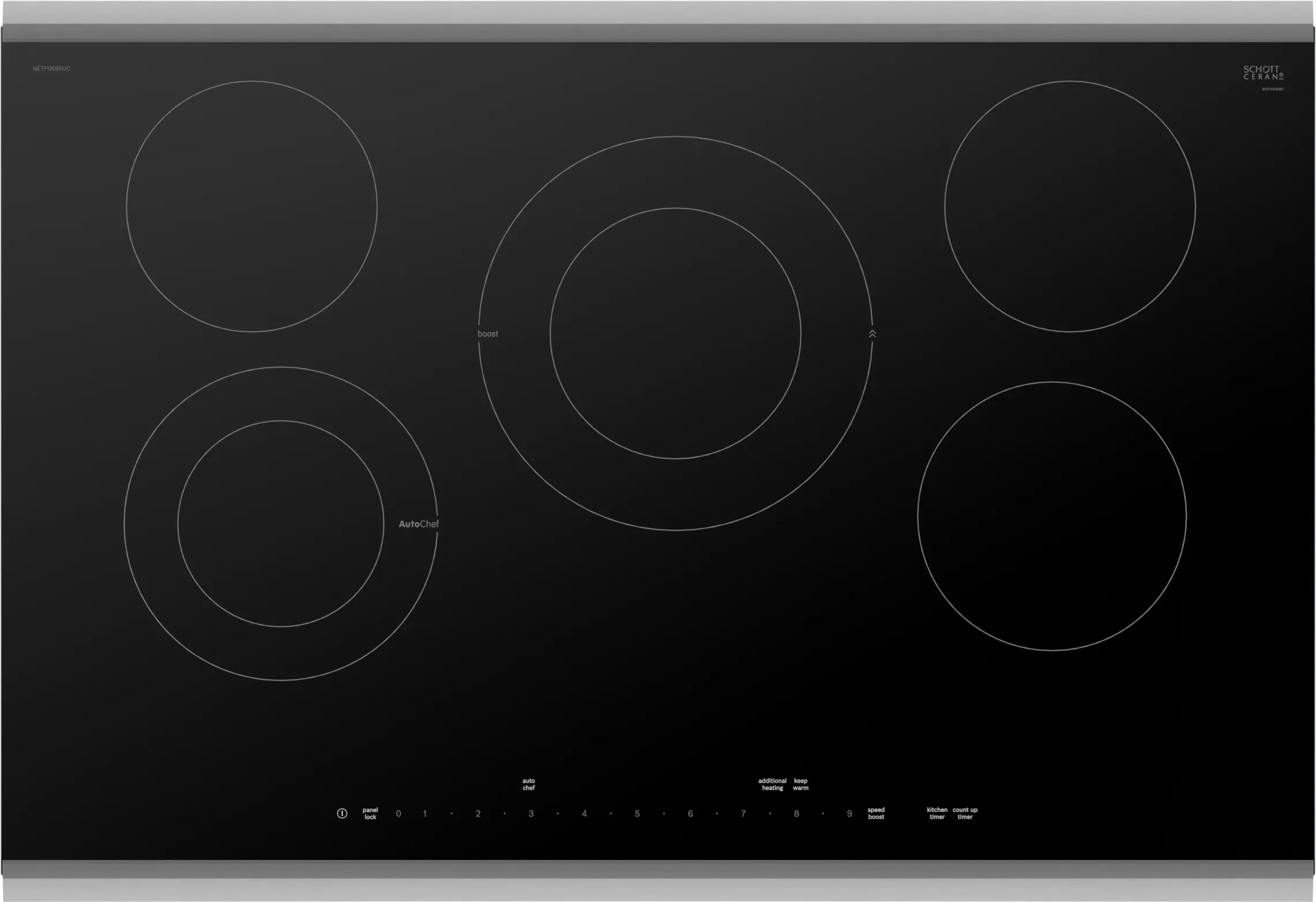 Benchmark™ Electric Cooktop 30 surface mount with frame