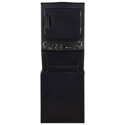 GE Electric Unitized Spacemaker 4.4 cu.ft. Washer and 5.9 cu.ft Electric Dryer - Diamond Gray