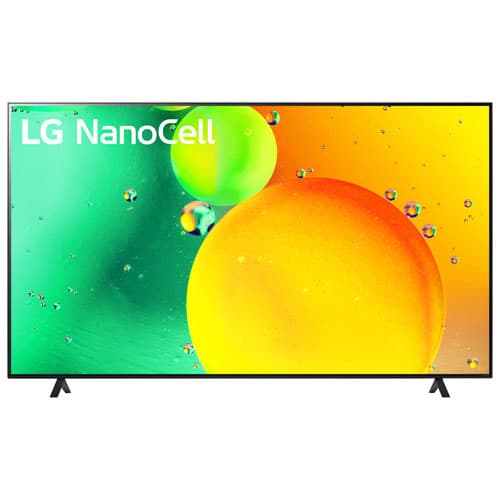 LG NanoCell 70" 4K UHD HDR LED webOS Smart TV (70NANO75UQA) - 2022 - Ashed Blue - Only at Best Buy