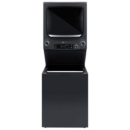 GE Spacemaker 4.5 Cu. Ft. Electric High Efficiency Washer & Dryer Laundry Centre (GUD57EEMTDG) - Diamond Grey