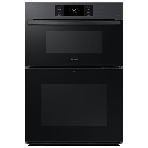 Samsung 7.0 cu. Ft. 7 Series Combination Wall Oven with Air Fry, Air Sous Vide, and Flex Duo Matte Black Stainless Steel