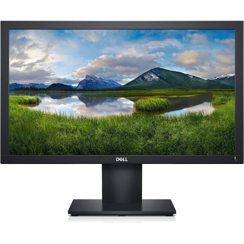 Dell 20” HD+ (1600 x 900) 250 nits, 60 Hz, 5ms, ComfortView, DisplayPort, VGA Monitor
