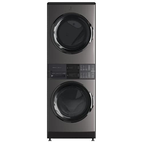 Electrolux 6 Series 5.2 Cu. Ft. Electric Washer & 8 Cu. Ft. Dryer Laundry Tower - Energy Star (ELTE760CAT) - Titanium