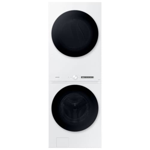 Samsung 500 Series Front Load Laundry Hub 5.3 Cu.Ft. Electric Washer & 7.6 Cu.Ft. (WH46DBH550EWAC)-White-Only at Best Buy