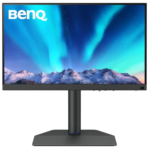 BenQ SW272Q 27-inch 2K 90W USB-C Photographer MacBook/Windows Compatible Monitor, 99% Adobe RGB, 100% sRGB, TUV Anti-Reflection Cert, 1.07 Billion Colors, 16-bit 3D LUT, Wireless Hotkey Puck