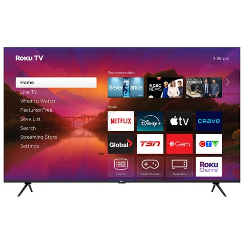 Roku Plus Series 65" 4K UHD HDR QLED Mini-LED Roku Smart TV (65R6C5CA) - 2025 - Only at Best Buy