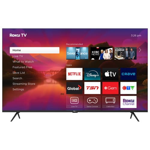 Roku Plus Series 55" 4K HDR QLED Mini-LED Roku Smart TV (55R6C5CA) - 2025 - Only at Best Buy