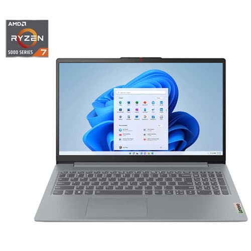 Lenovo IdeaPad Slim 3 15.6" Touchscreen Laptop - Arctic Grey (AMD Ryzen 7 5825U/16GB RAM/512GB SSD)