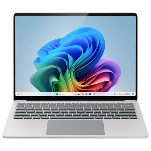 Microsoft Surface Laptop 13.8" Touchscreen Copilot+ PC Laptop (Snapdragon X Elite/16GB RAM/512GB SSD)-2025-Platinum-EN