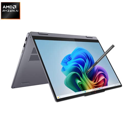 Lenovo IdeaPad 5 14" Touchscreen 2-in-1 Copilot+ PC Laptop - Luna Grey (AMD Ryzen AI 5/16GB RAM/512GB SSD)