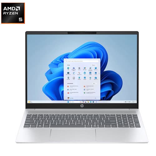 HP Omnibook 5 16" Laptop - Glacier Silver Aluminum (Ryzen 5 8540U/16GB RAM/512GB SSD/Windows 11 Home)
