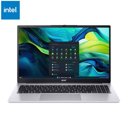 Acer Aspire Lite 15.6" Laptop - Silver (Intel N150/8GB RAM/512GB SSD/Windows 11)