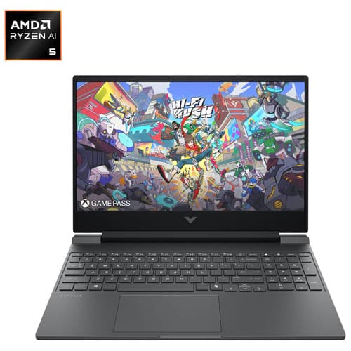HP Victus 15.6" Gaming Laptop - Mica Silver (AMD Ryzen AI 5 340/512GB SSD/16GB RAM/GeForce RTX 5050)