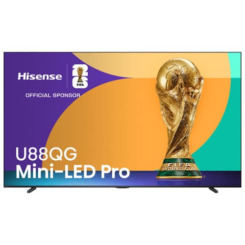 100" Hisense Mini-LED QLED AI TV Google TV - 100U88QG