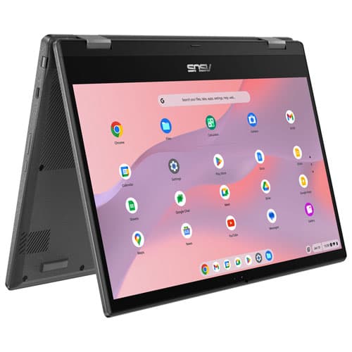ASUS CM14 Flip 14" Touchscreen Chromebook Laptop w/3 month of Google AI Pro (MediaTek Kompanio 520/8GB RAM/128GB SSD)