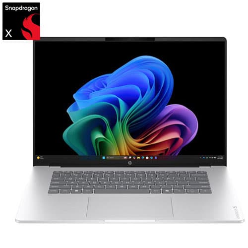 HP OmniBook 16" Copilot+ PC Laptop - Glacier Silver (Snapdragon/16GB RAM/512GB SSD/Windows 11)
