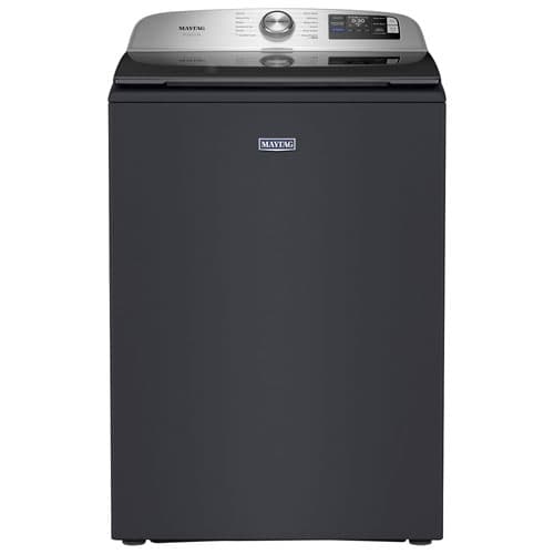 Maytag 6.0 Cu. Ft. High Efficiency Top Load Washer (MTW7205RF) - Midnight Steel