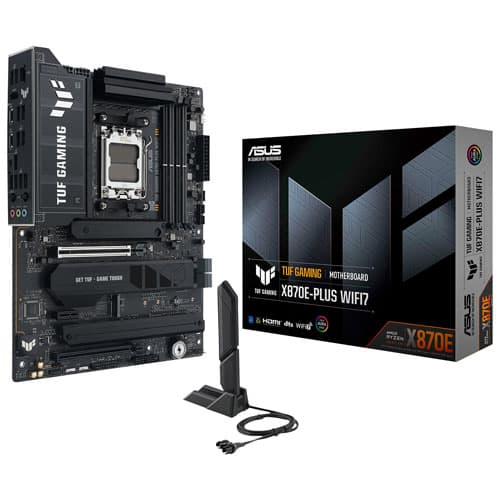 Asus Tuf Gaming X870e Plus Wi Fi 7 Am5 Ddr5 Motherboard For Amd Ryzen 9000 Series Processors