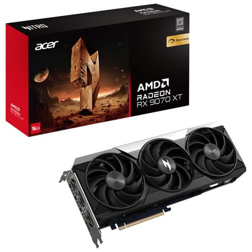 Acer Nitro Radeon Rx 9070 Xt Oc 16gb Gddr6 Video Card
