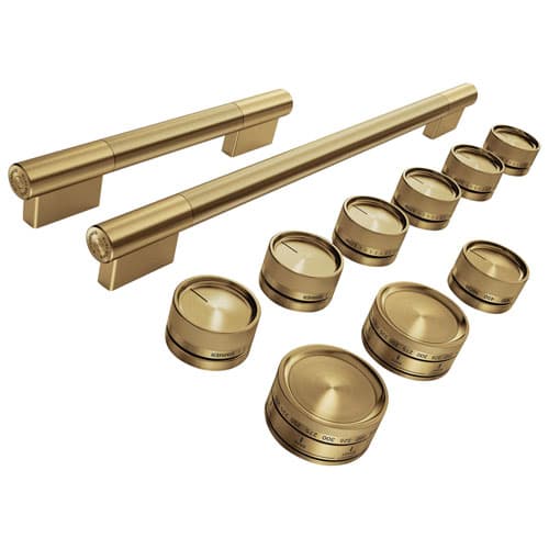 Kitchenaid 11 Pieces Handle Knob Hardware Accessory Kit For 48 Commercial Style Gas Range W11774759 Brass