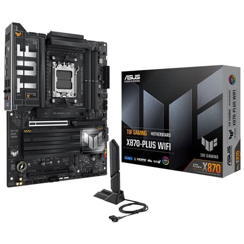 Asus Tuf Gaming X870 Plus Wi Fi 7 Atx Am5 Motherboard For Amd Ryzen 9000 8000 7000 Series Cpus