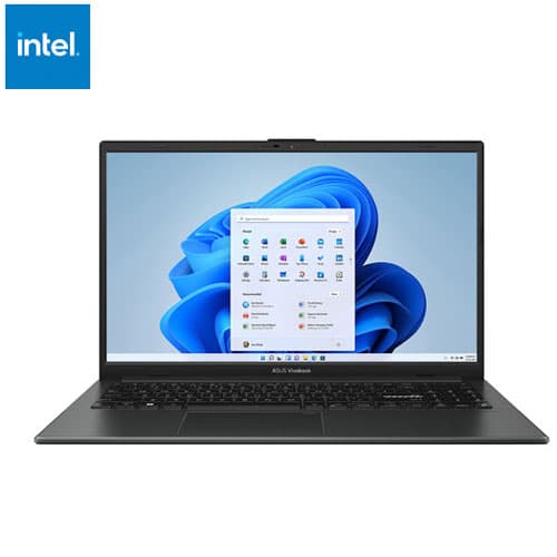 ASUS Vivobook Go 15 15.6" Laptop - Mixed Black (Intel N150/8GB RAM/128 GB UFS/Windows 11 Home)