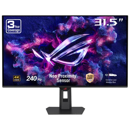 ASUS ROG Strix 32" 4K Ultra HD 240Hz 0.03ms GTG OLED Gaming Monitor (XG32UQDMS)