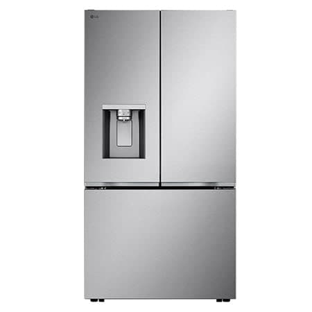 36" 24 cu.ft. Zero Clearance™ Counter-Depth MAX® French 3-Door Refrigerator | Ice & Water Dispenser