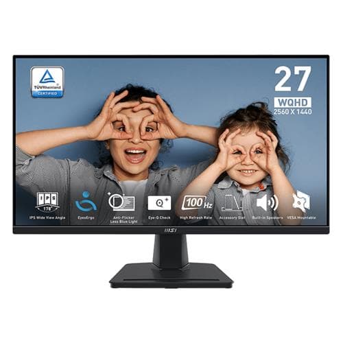 MSI Pro MP275Q 27" WQHD 2560x1440 IPS 100Hz 1ms (MPRT)