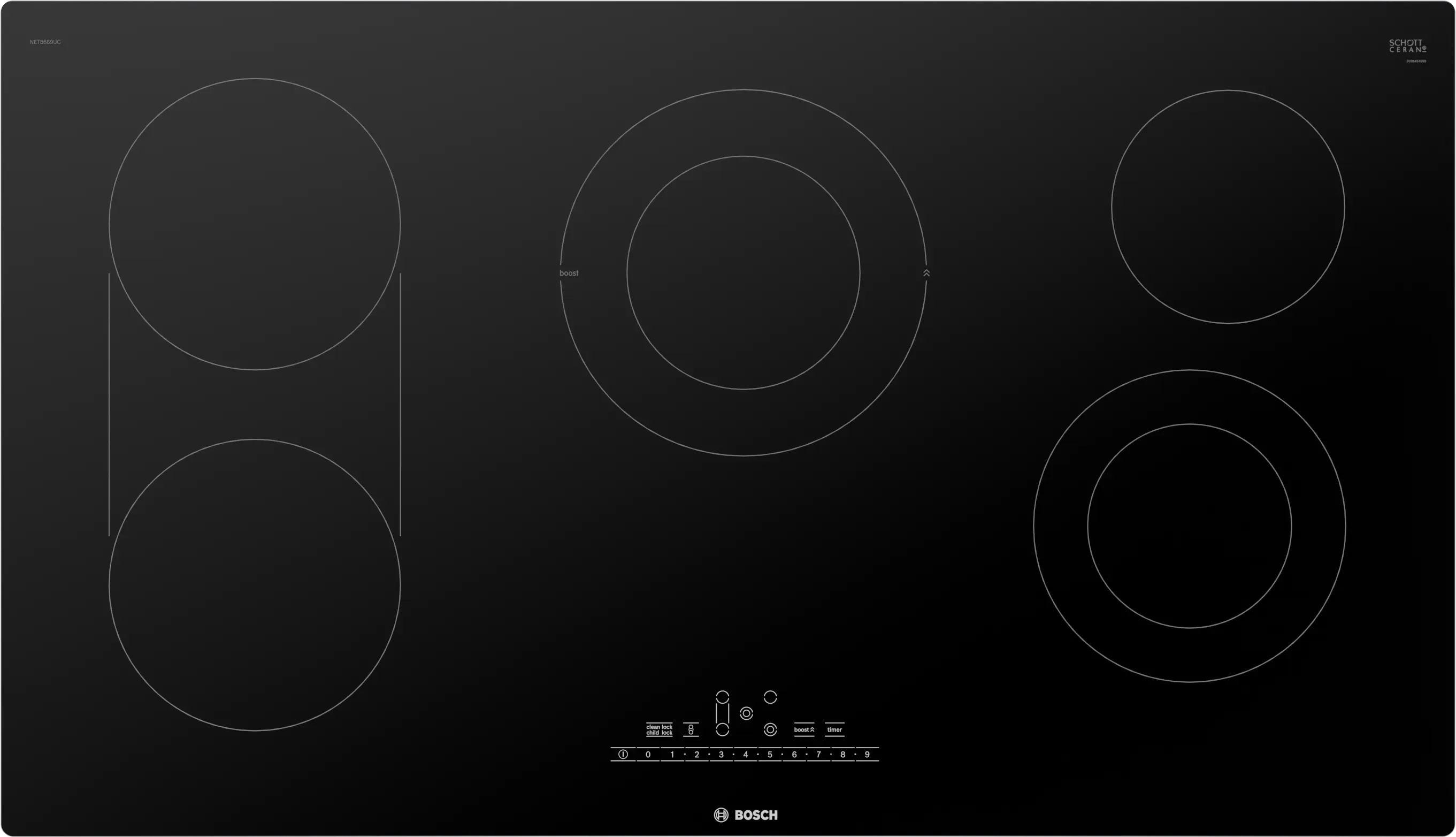 Bosch 36 inch Electric Cooktop
