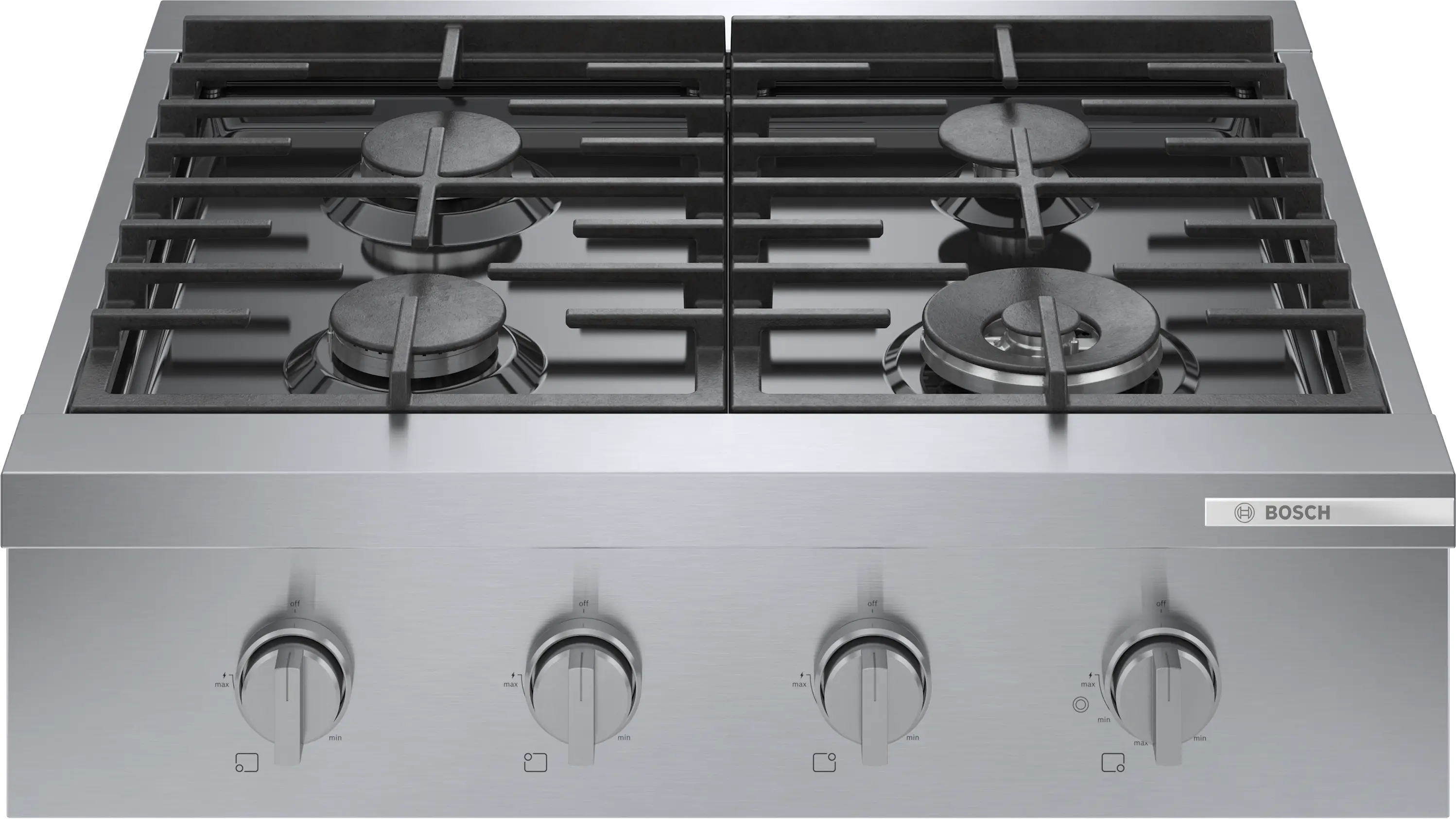 800 Series Professional Rangetop 30'' Stainless steel
