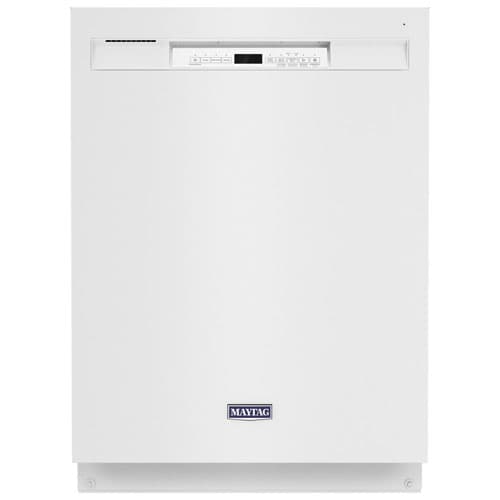 Maytag 24" White dishwasher with Dual Power filtration (50 dBA) - MDB4949SKW