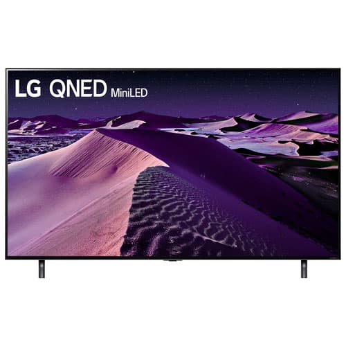 LG 55" 4K UHD HDR QNED webOS Smart TV (55QNED85UQA) - 2022 - Dark Titan Silver/Ashed Blue