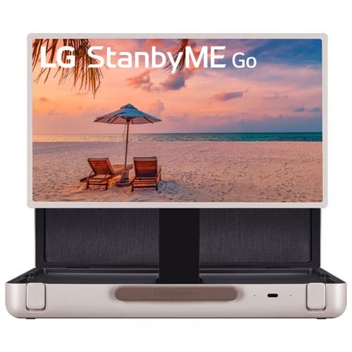 LG 27" StanbyME Go 1080p FHD 60Hz Touch Screen Briefcase Design (27LX5QKNA) | Écran tactile de conception mallette StanbyME Go de LG Full HD 1080p de 27 po à 60 Hz (27LX5QKNA)