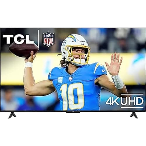 TCL 65 Inch S4 4K LED Smart Tv 65s450f CA 2023 Dolby Vision HDR Dolby Atmos Fire Tv Alexa Built In Apple Airplay UHD Streaming Black