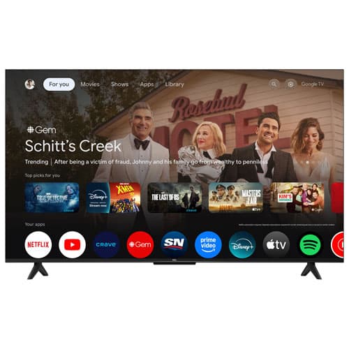 TCL 50" S45K Series 4K UHD HDR LED Smart Google TV (50S45K) - 2025