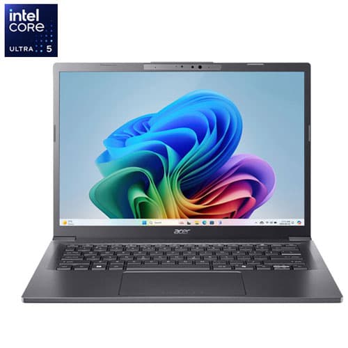 Acer Aspire 14" AI Copilot+ PC Laptop - Grey (Intel Core Ultra 5 226V/16GB RAM/512GB SSD/Windows 11)