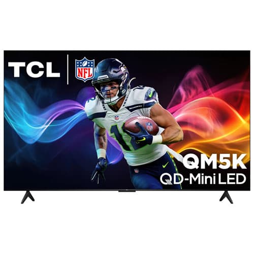 Téléviseur intelligent Google QD mini-DEL HDR UHD 4K de 55 po série QM5K de TCL (55QM5K) - 2025 - Exclusivité Best Buy