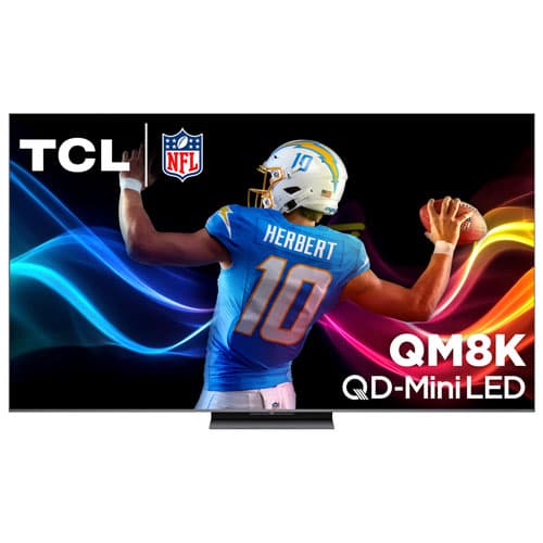 TCL 65" QM8K Series QD-Mini LED QLED 4K UHD Smart TV with Google TV â 65QM8K