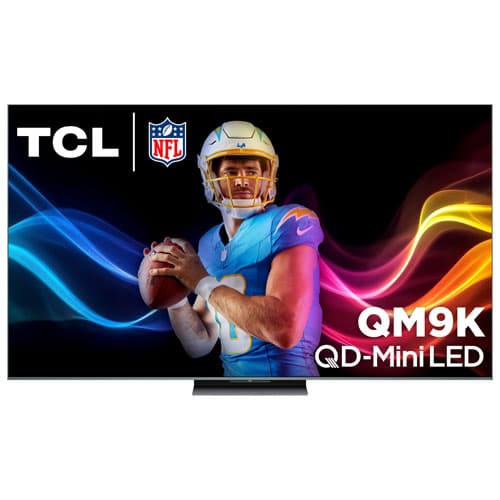 TCL 65" QM9K QLED QD Mini-LED 4K UHD Smart Google TV (65QM9K) | Téléviseur intelligent QLED Mini DEL QD TCL QM9K UHD 4K de 65 po avec Google TV (65QM9K)