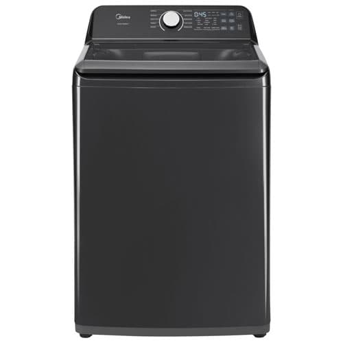 Midea 5.2 Cu. Ft. Top Load Impeller Washer (MLTW52M2BGG) - Matte Black Stainless Steel