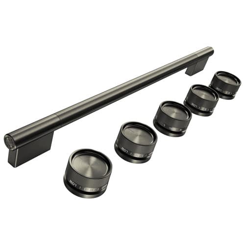 Kitchenaid 6 Piece Handle Knob Hardware Accessory Kit For Slide In Convection Electric Range W11773965 Black Ore