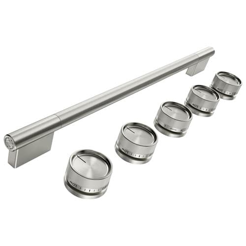 Kitchenaid 6 Piece Handle Knob Hardware Accessory Kit For Slide In Convection Electric Range W11773966 Stainless Steel