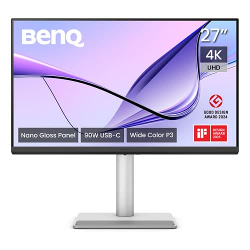 BenQ 27" 4K Ultra HD 60Hz 5ms GTG IPS LED Nano Gloss Monitor for MacBook (MA270UP) - Silver