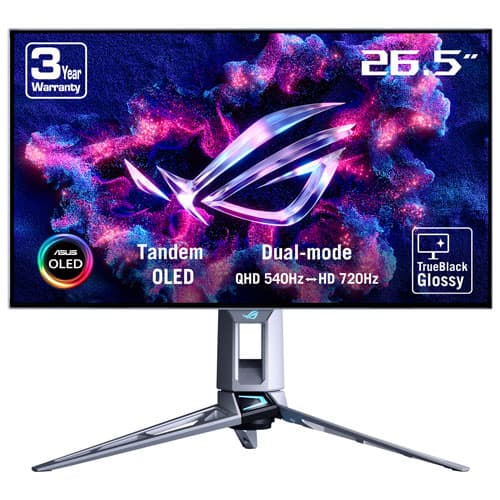 ASUS ROG Swift 27" QHD 540Hz 0.02ms GTG LED Gaming Monitor (PG27AQWP-W) - Only at Best Buy