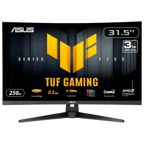 ASUS TUF 32" FHD 250Hz 0.5ms GTG LCD FreeSync Gaming Monitor (VG32VQM5B)